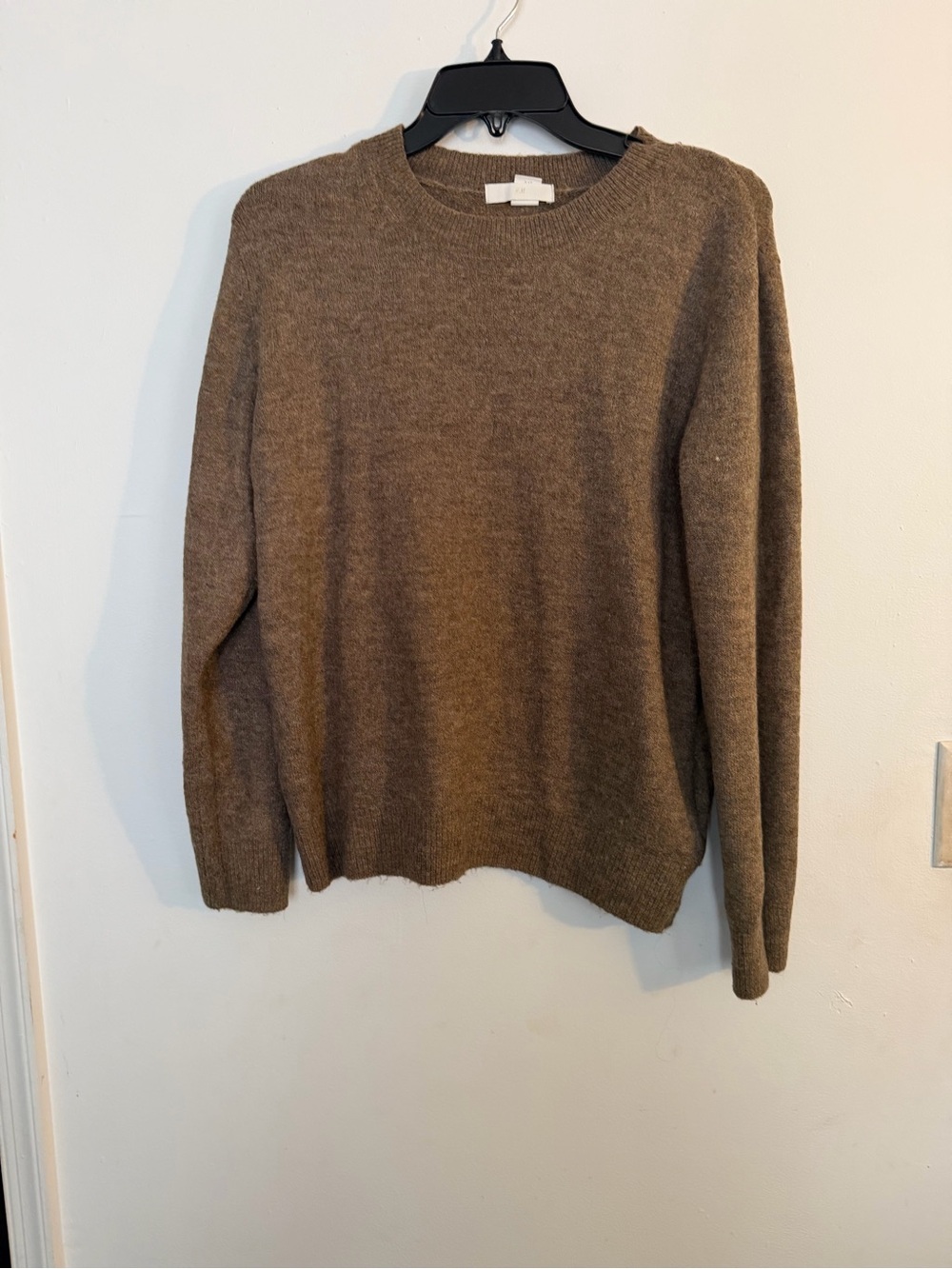 H&M Womens Crewneck Sweater in Brown